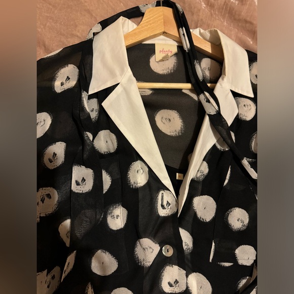 Like New Plenty By Tracy Reese Polka Dot Dress. Slip included. Size S - Picture 5 of 8